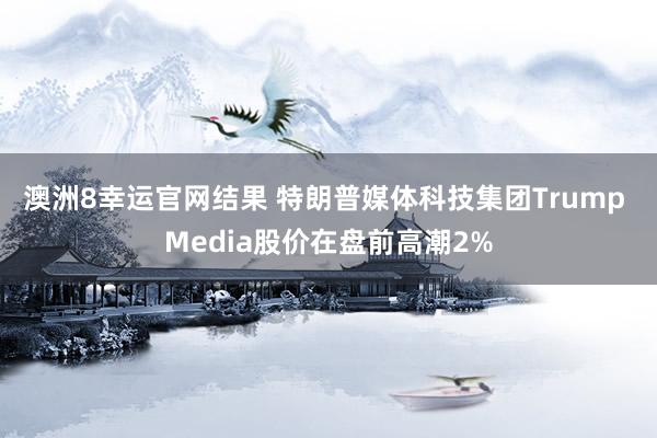 澳洲8幸运官网结果 特朗普媒体科技集团Trump Media股价在盘前高潮2%